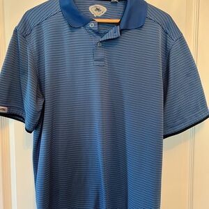 Callaway Men's Blue Striped Polo Shirt